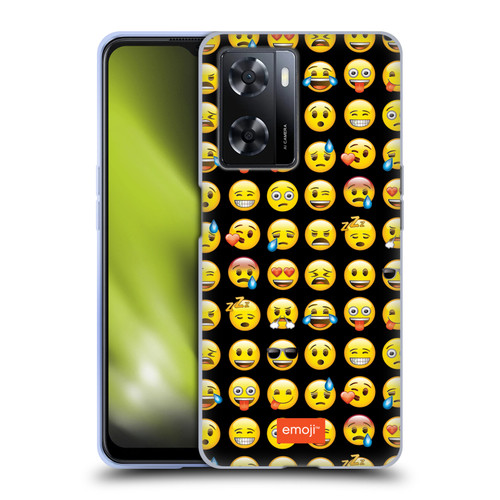 emoji® Smileys Pattern Soft Gel Case for OPPO A57s