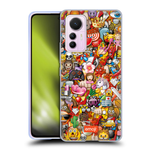 emoji® Trendy Full Pattern Soft Gel Case for Xiaomi 12 Lite