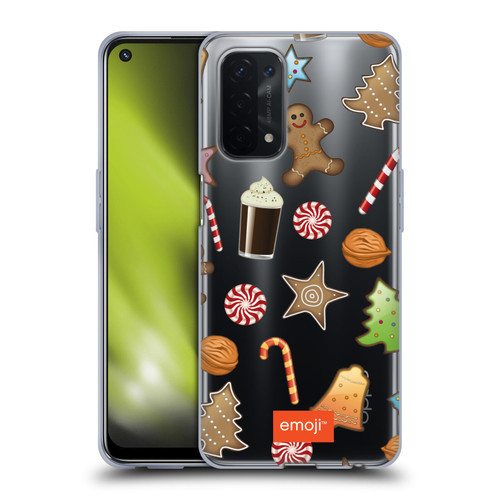 emoji® Winter Wonderland Christmas Cookies Soft Gel Case for OPPO A54 5G