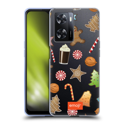 emoji® Winter Wonderland Christmas Cookies Soft Gel Case for OPPO A57s