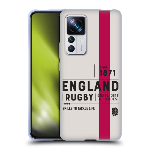 England Rugby Union History Since 1871 Soft Gel Case for Xiaomi 12T Pro