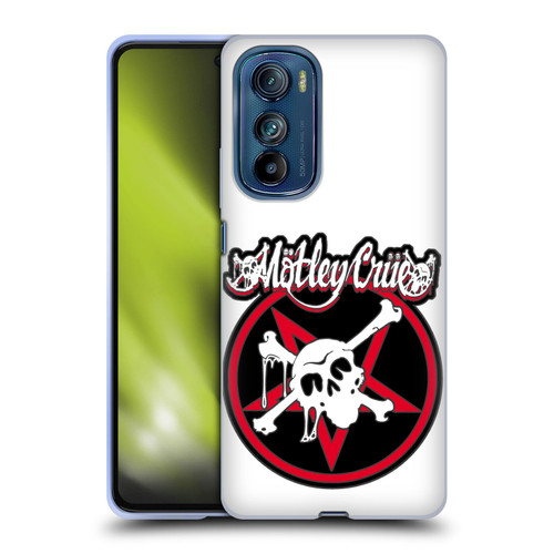 Motley Crue Logos Dr. Feelgood Skull Soft Gel Case for Motorola Edge 30
