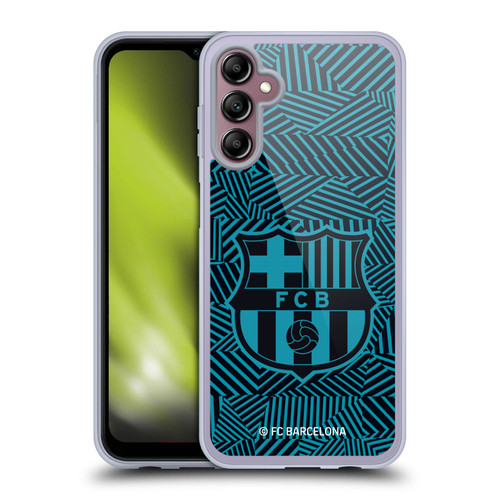 FC Barcelona Crest Black Soft Gel Case for Samsung Galaxy A14 5G