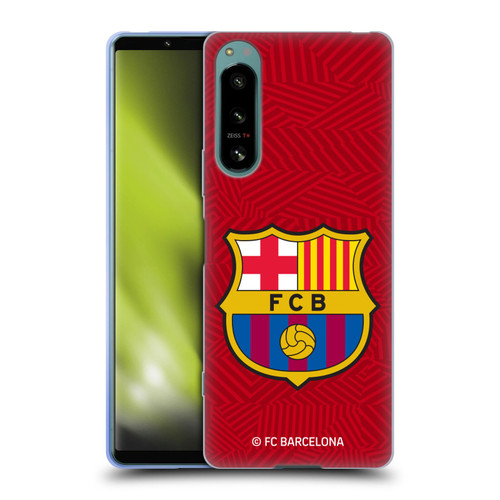 FC Barcelona Crest Red Soft Gel Case for Sony Xperia 5 IV