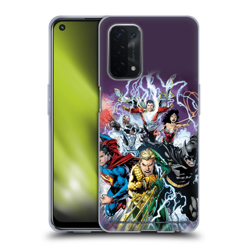 Justice League DC Comics Comic Book Covers New 52 #15 Soft Gel Case for OPPO A54 5G