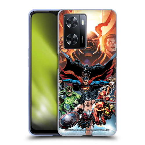 Justice League DC Comics Comic Book Covers #10 Darkseid War Soft Gel Case for OPPO A57s