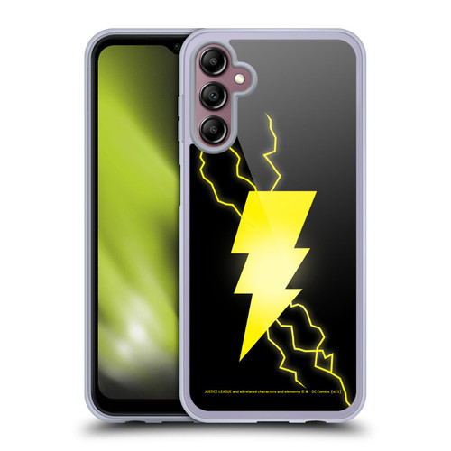 Justice League DC Comics Shazam Black Adam Classic Logo Soft Gel Case for Samsung Galaxy A14 5G