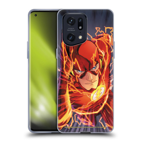 Justice League DC Comics The Flash Comic Book Cover Vol 1 Move Forward Soft Gel Case for OPPO Find X5 Pro