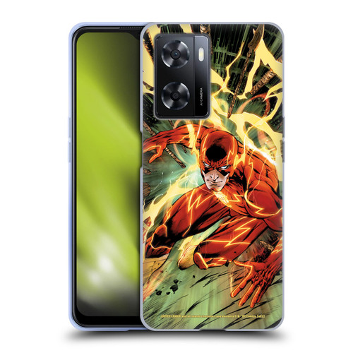 Justice League DC Comics The Flash Comic Book Cover New 52 #9 Soft Gel Case for OPPO A57s