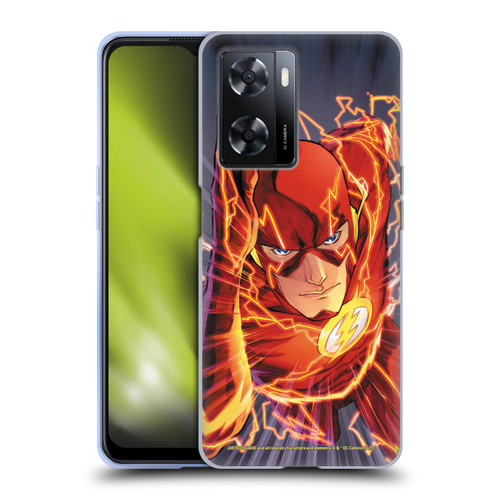 Justice League DC Comics The Flash Comic Book Cover Vol 1 Move Forward Soft Gel Case for OPPO A57s