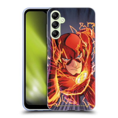 Justice League DC Comics The Flash Comic Book Cover Vol 1 Move Forward Soft Gel Case for Samsung Galaxy A14 5G