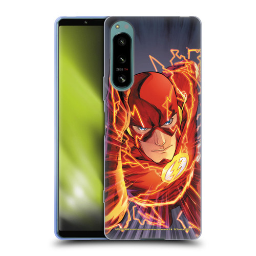 Justice League DC Comics The Flash Comic Book Cover Vol 1 Move Forward Soft Gel Case for Sony Xperia 5 IV