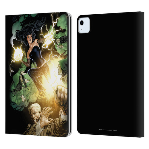 Justice League DC Comics Dark Comic Art Constantine and Zatanna Leather Book Wallet Case Cover For Apple iPad Air 11 2020/2022/2024