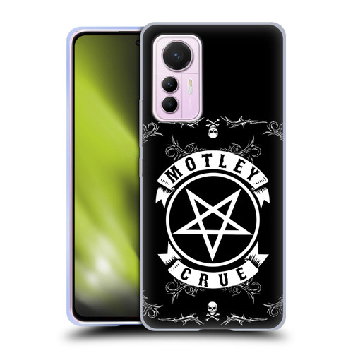 Motley Crue Logos Pentagram And Skull Soft Gel Case for Xiaomi 12 Lite
