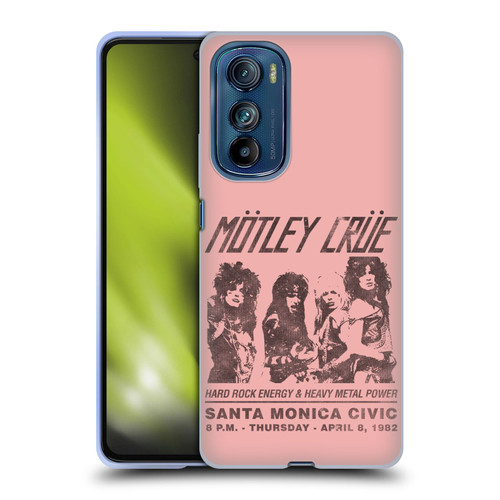 Motley Crue Tours Santa Monica Soft Gel Case for Motorola Edge 30