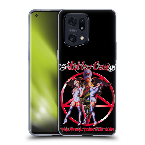 Motley Crue Tours Dr. Feelgood Final Soft Gel Case for OPPO Find X5 Pro