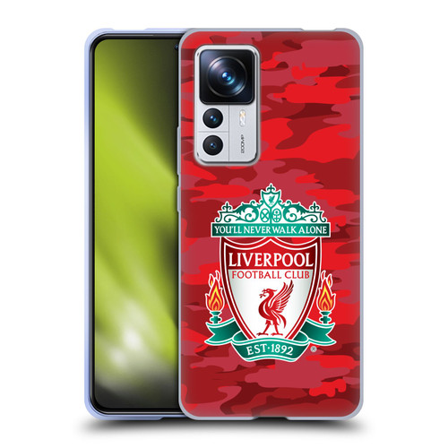 Liverpool Football Club Camou Home Colourways Crest Soft Gel Case for Xiaomi 12T Pro