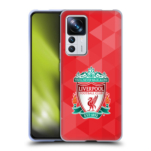 Liverpool Football Club Crest 1 Red Geometric 1 Soft Gel Case for Xiaomi 12T Pro