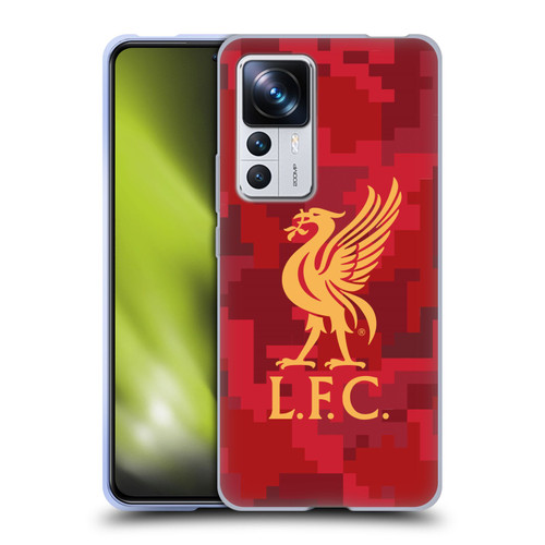 Liverpool Football Club Digital Camouflage Home Red Soft Gel Case for Xiaomi 12T Pro