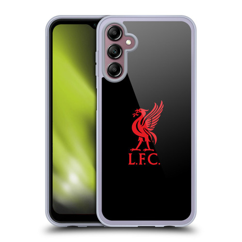 Liverpool Football Club Liver Bird Red Logo On Black Soft Gel Case for Samsung Galaxy A14 5G