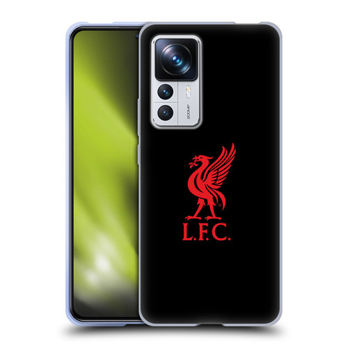 Liverpool Football Club Liver Bird Red Logo On Black Soft Gel Case for Xiaomi 12T Pro