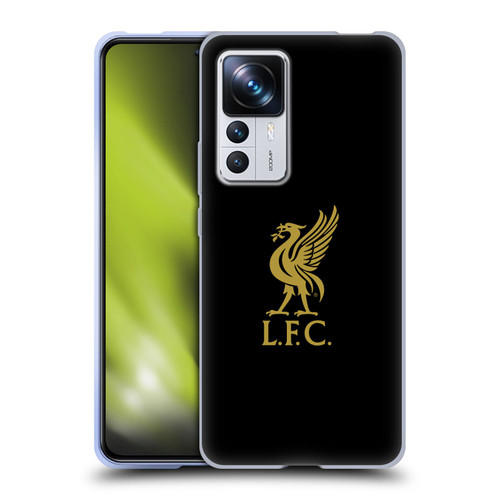 Liverpool Football Club Liver Bird Gold Logo On Black Soft Gel Case for Xiaomi 12T Pro