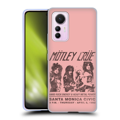 Motley Crue Tours Santa Monica Soft Gel Case for Xiaomi 12 Lite