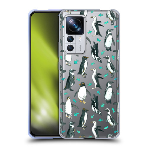 Micklyn Le Feuvre Animals 2 Little Penguins And Fish Soft Gel Case for Xiaomi 12T Pro