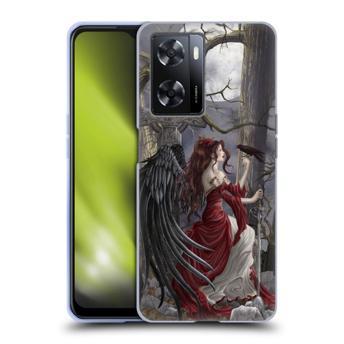 Nene Thomas Deep Forest Dark Angel Fairy With Raven Soft Gel Case for OPPO A57s