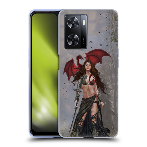 Nene Thomas Gothic Dragon Witch Warrior Sword Soft Gel Case for OPPO A57s