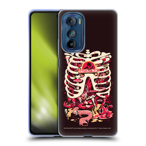 Rick And Morty Season 1 & 2 Graphics Anatomy Park Soft Gel Case for Motorola Edge 30