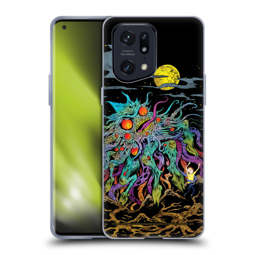 Rick And Morty Season 1 & 2 Graphics The Dunrick Horror Soft Gel Case for OPPO Find X5 Pro