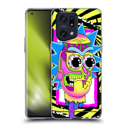 Rick And Morty Season 1 & 2 Graphics Rick Soft Gel Case for OPPO Find X5 Pro