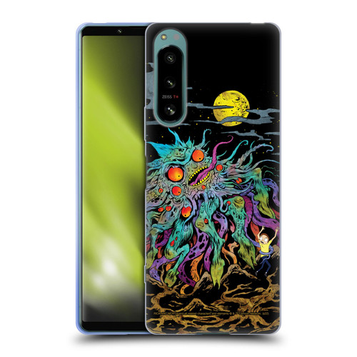 Rick And Morty Season 1 & 2 Graphics The Dunrick Horror Soft Gel Case for Sony Xperia 5 IV