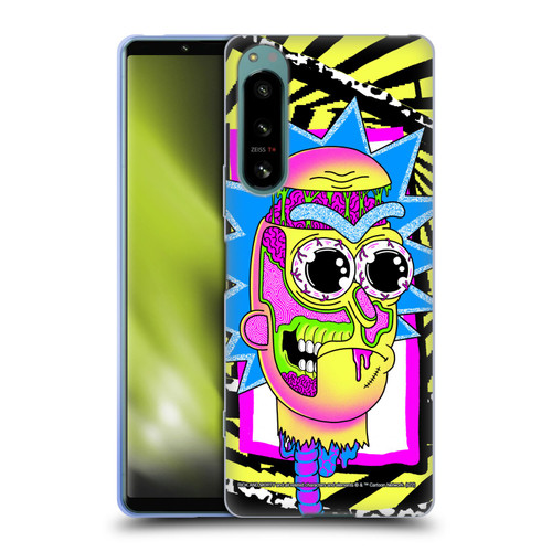 Rick And Morty Season 1 & 2 Graphics Rick Soft Gel Case for Sony Xperia 5 IV