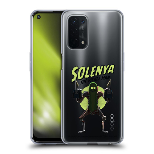 Rick And Morty Season 3 Character Art Pickle Rick Soft Gel Case for OPPO A54 5G