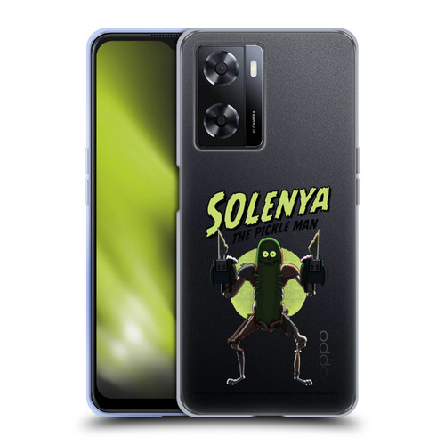 Rick And Morty Season 3 Character Art Pickle Rick Soft Gel Case for OPPO A57s
