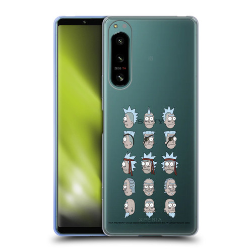 Rick And Morty Season 3 Character Art Seal Team Ricks Soft Gel Case for Sony Xperia 5 IV