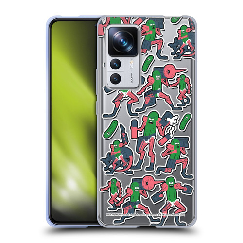 Rick And Morty Season 3 Character Art Pickle Rick Stickers Print Soft Gel Case for Xiaomi 12T Pro