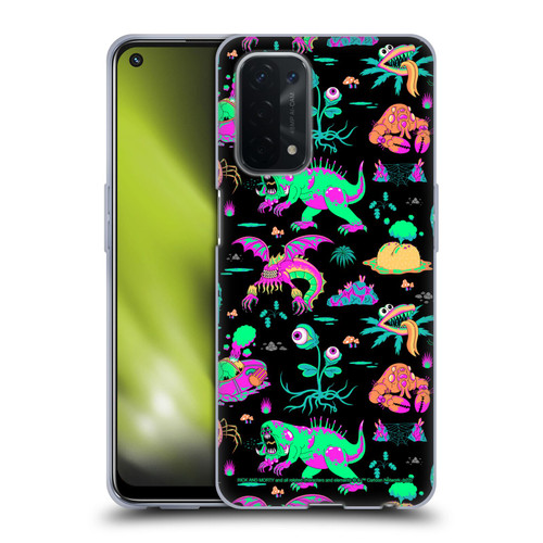 Rick And Morty Season 3 Graphics Aliens Soft Gel Case for OPPO A54 5G