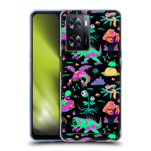 Rick And Morty Season 3 Graphics Aliens Soft Gel Case for OPPO A57s