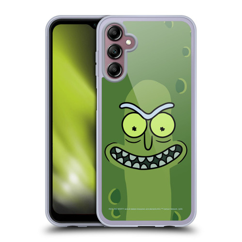 Rick And Morty Season 3 Graphics Pickle Rick Soft Gel Case for Samsung Galaxy A14 5G