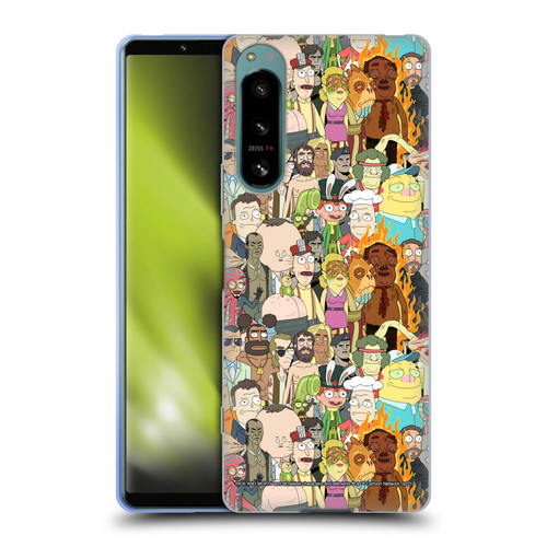 Rick And Morty Season 3 Graphics Interdimensional Space Cable Soft Gel Case for Sony Xperia 5 IV