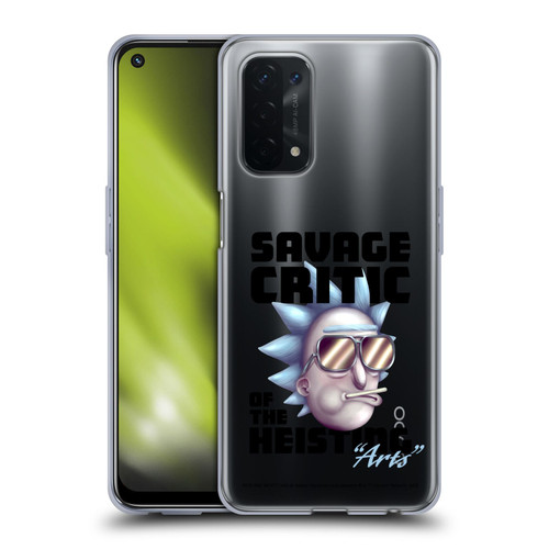 Rick And Morty Season 4 Graphics Savage Critic Soft Gel Case for OPPO A54 5G