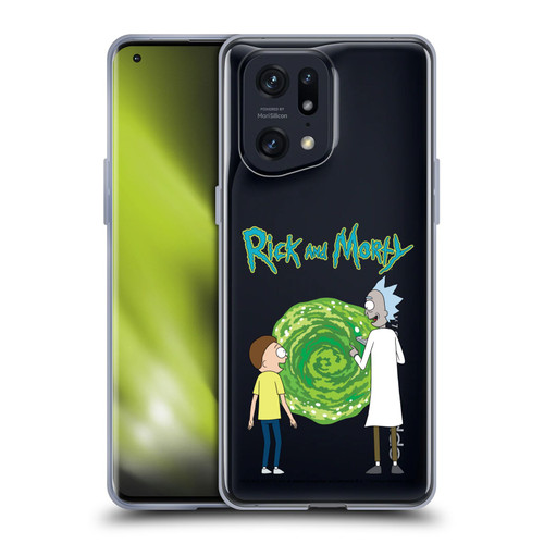Rick And Morty Season 5 Graphics Character Art Soft Gel Case for OPPO Find X5 Pro