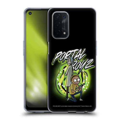 Rick And Morty Season 5 Graphics Portal Boyz Soft Gel Case for OPPO A54 5G