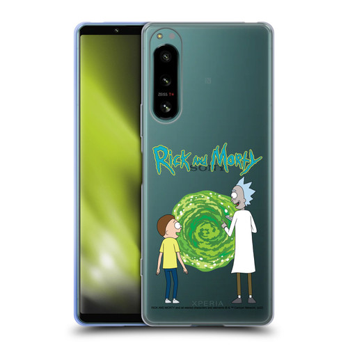 Rick And Morty Season 5 Graphics Character Art Soft Gel Case for Sony Xperia 5 IV
