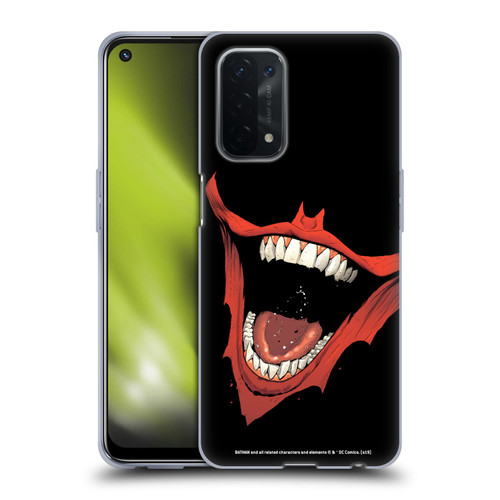 The Joker DC Comics Character Art Laugh Bat Logo Soft Gel Case for OPPO A54 5G
