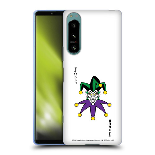 The Joker DC Comics Character Art Card Soft Gel Case for Sony Xperia 5 IV