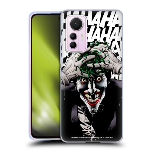 The Joker DC Comics Character Art The Killing Joke Soft Gel Case for Xiaomi 12 Lite